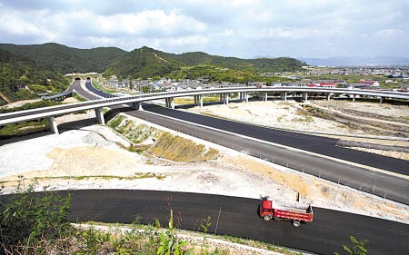 宁波象山港大桥全线互通工程本月完工
